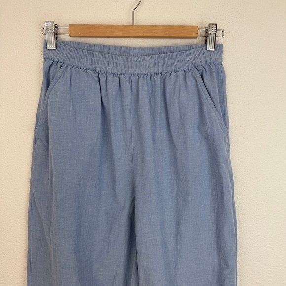 Studio Works Petite Cotton Barrel Leg Crop Pant Pants Medium Petite - Picture 2 of 7